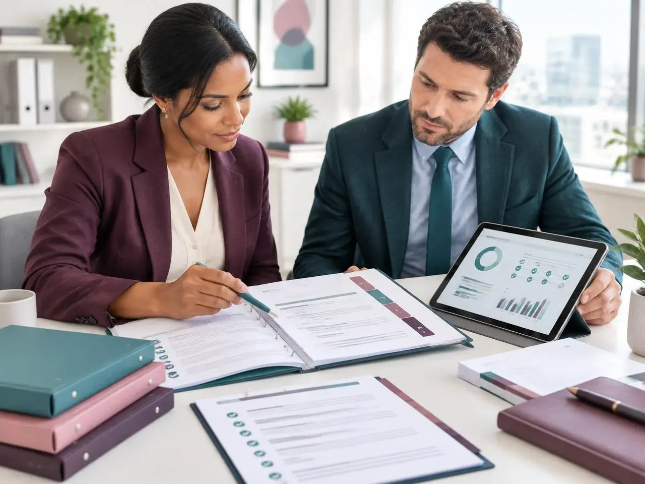 Independent auditors reviewing certification evidence and compliance controls